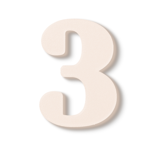 Individual Numbers - Block Font