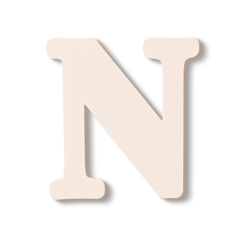 Individual Letters - Block Font