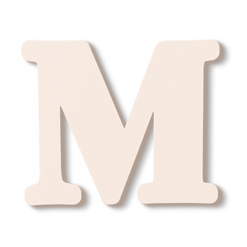 Block Font - Individual Letters