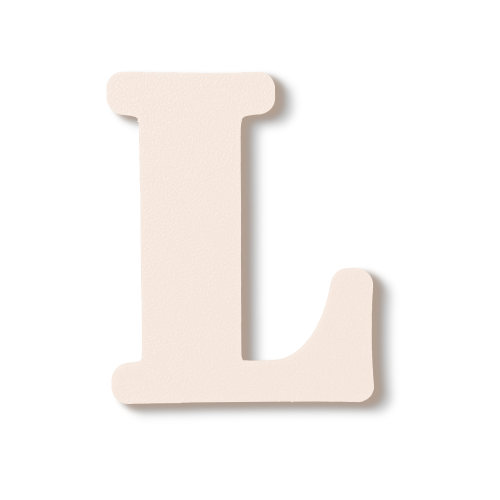 Individual Letters - Block Font