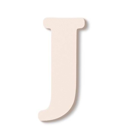 Individual Letters - Block Font