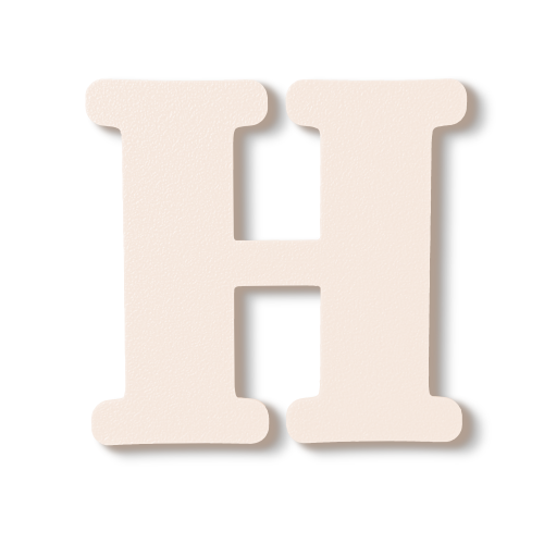 Individual Letters - Block Font