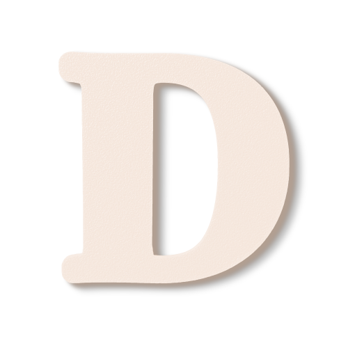 Block Font - Individual Letters