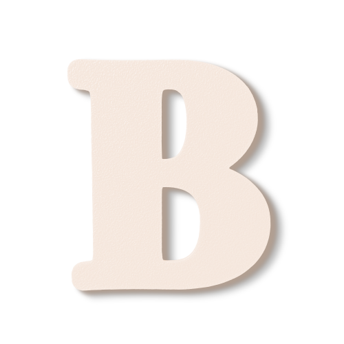 Block Font - Individual Letters