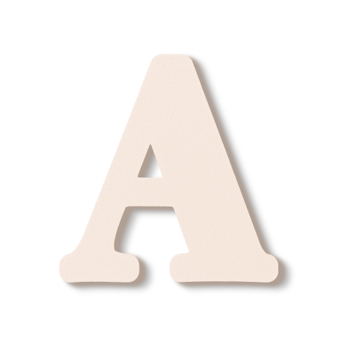 Block Font - Individual Letters