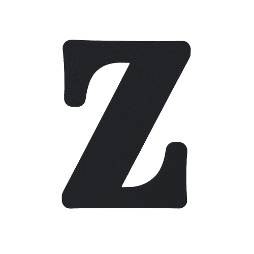 Individual Letters - Block Font