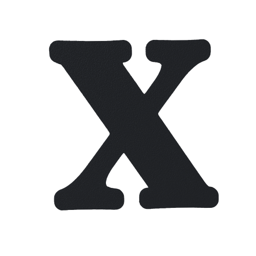 Block Font - Individual Letters