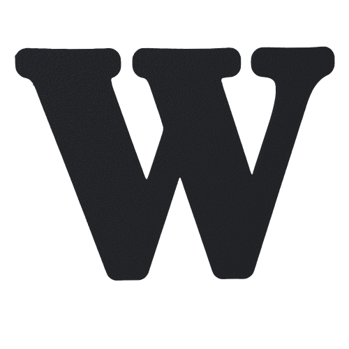 Block Font - Individual Letters