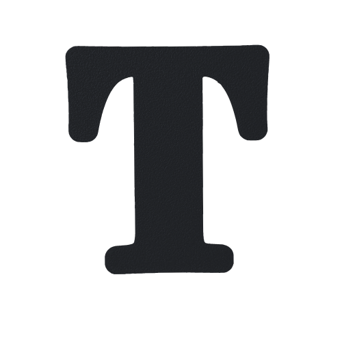 Individual Letters - Block Font