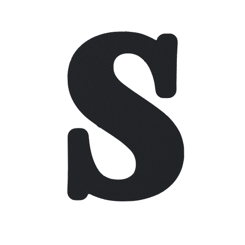 Individual Letters - Block Font