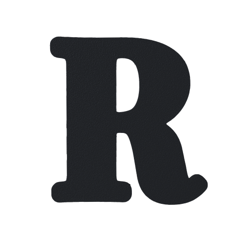 Block Font - Individual Letters