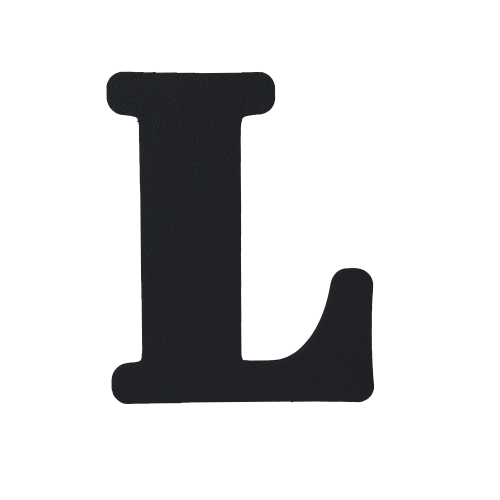 Block Font - Individual Letters