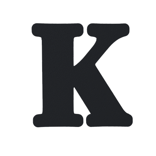 Block Font - Individual Letters