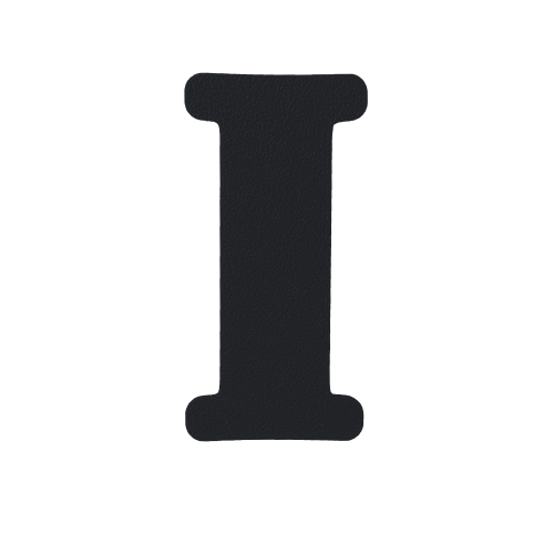 Block Font - Individual Letters