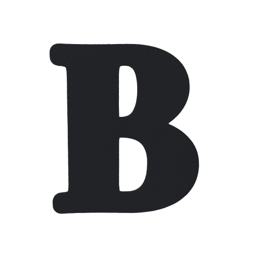 Block Font - Individual Letters