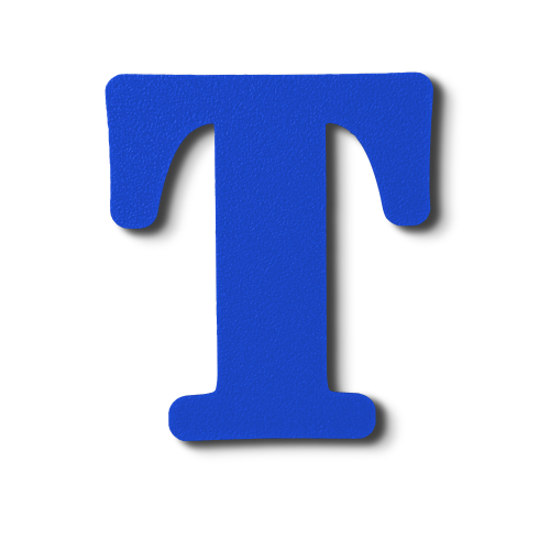 Individual Letters - Block Font