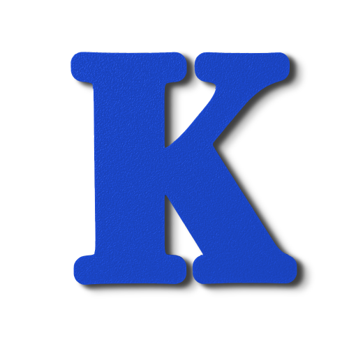 Individual Letters - Block Font