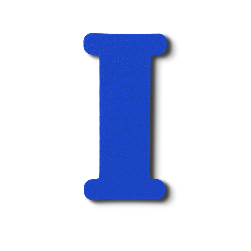 Individual Letters - Block Font