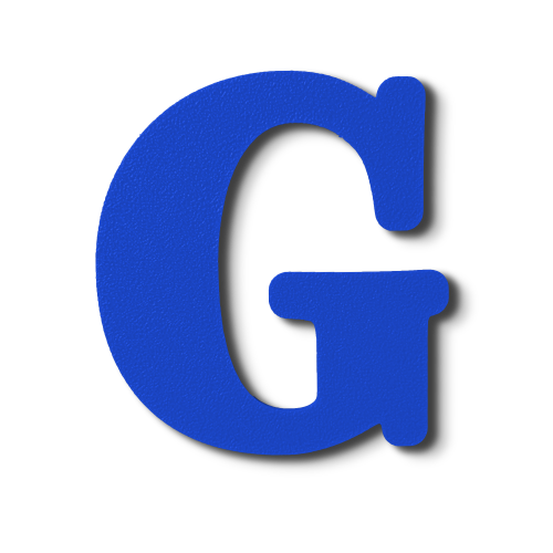 Block Font - Individual Letters