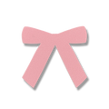 Bow pastel pink