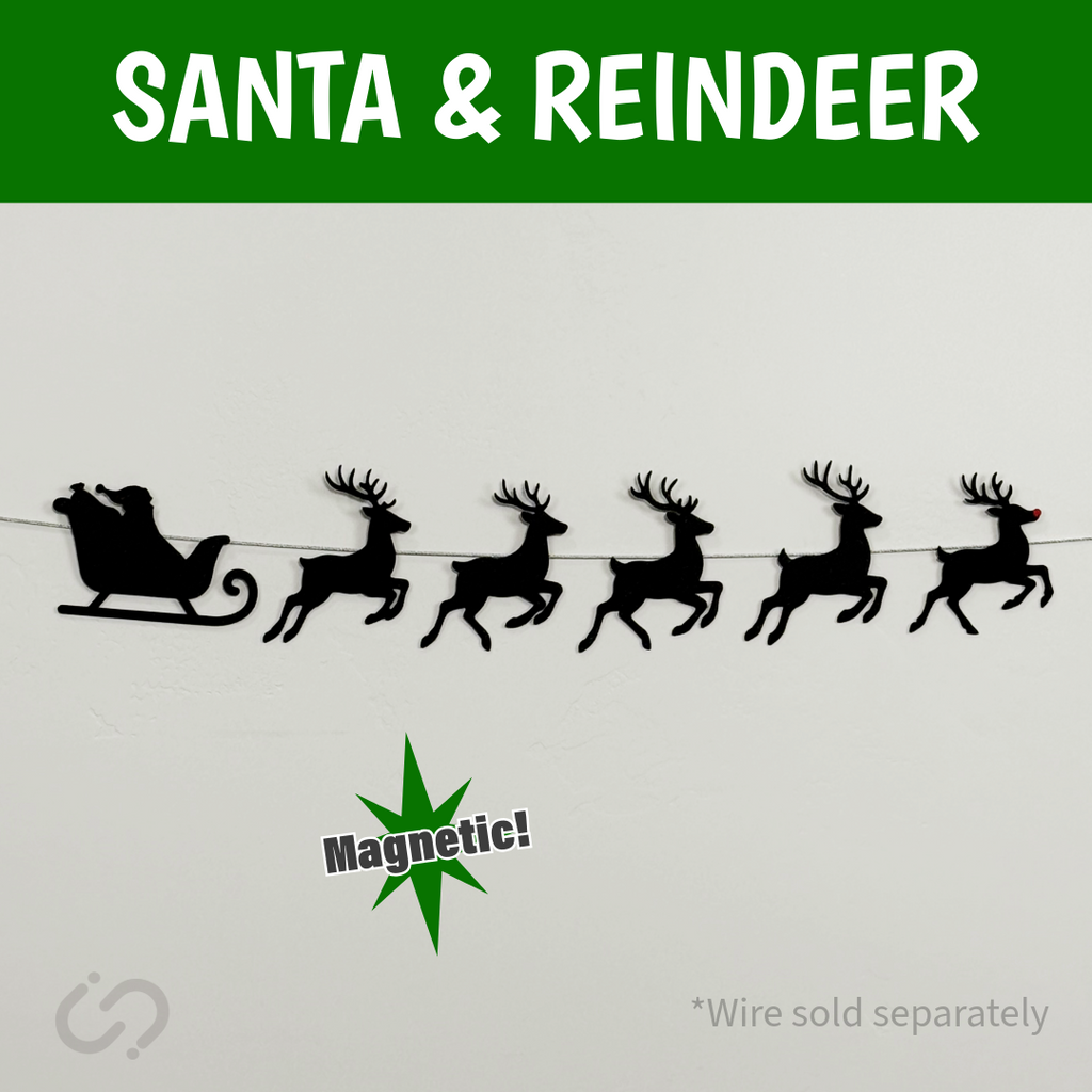 Santa's Sleigh & Reindeer