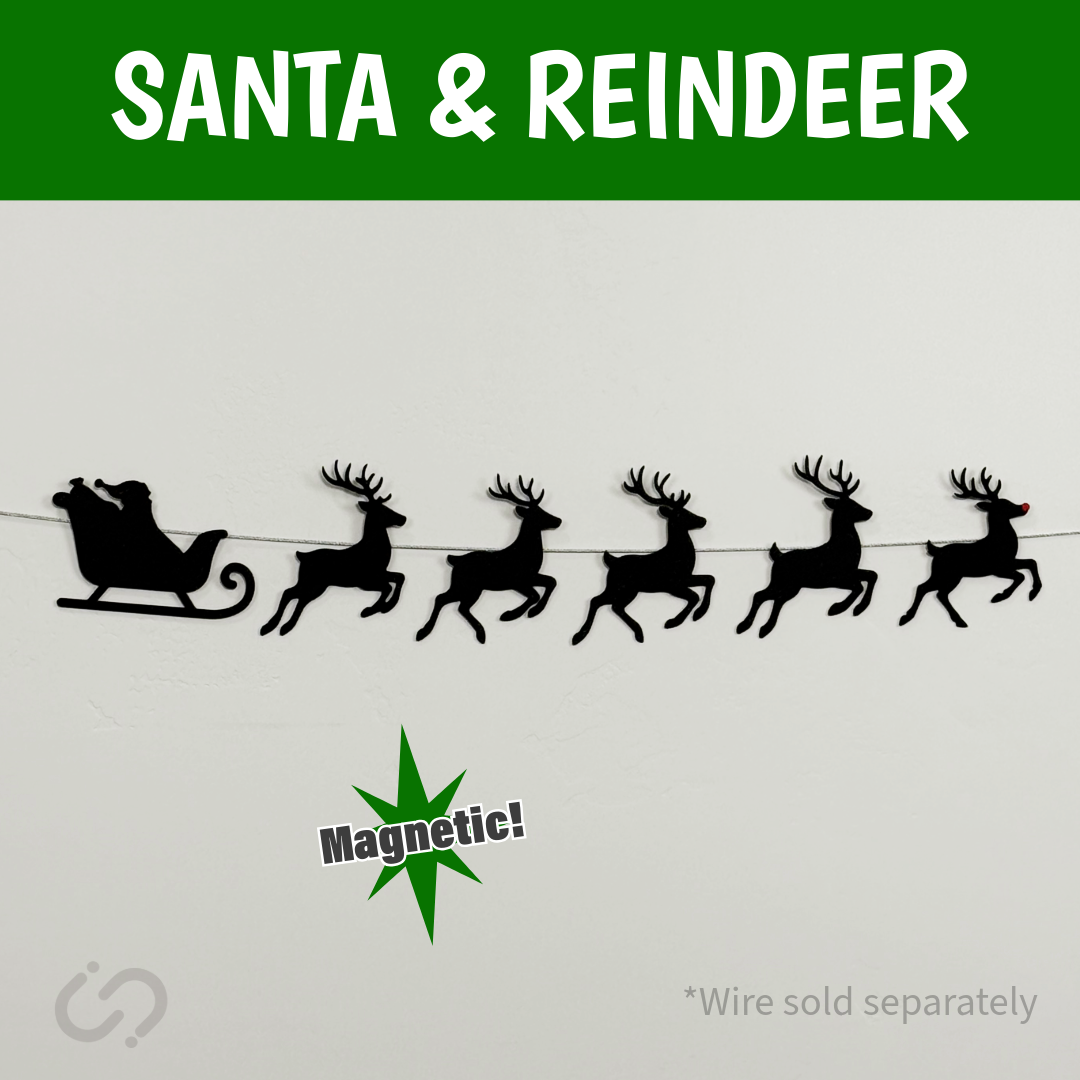 Santa's Sleigh & Reindeer
