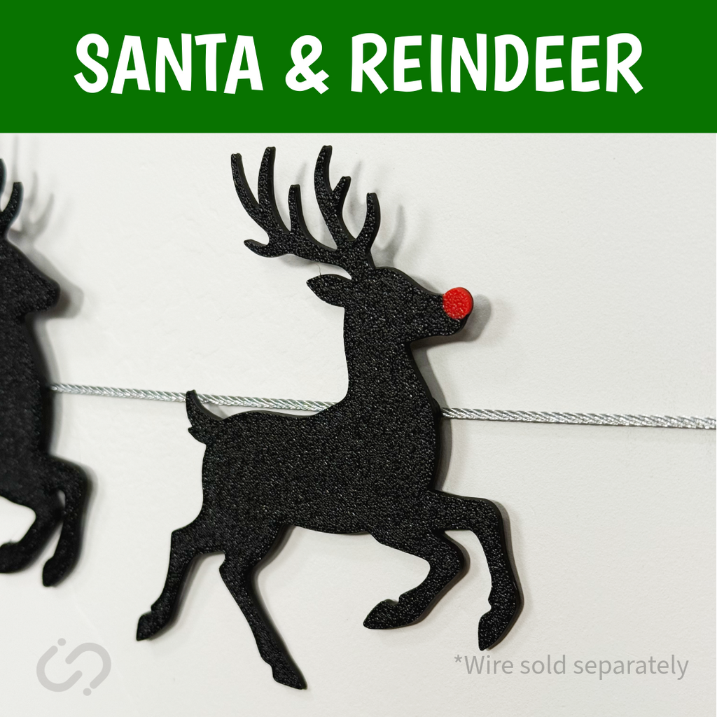 Santa's Sleigh & Reindeer