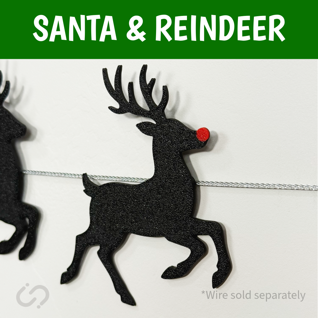 Santa's Sleigh & Reindeer