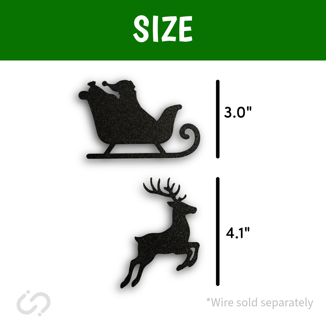 Santa's Sleigh & Reindeer