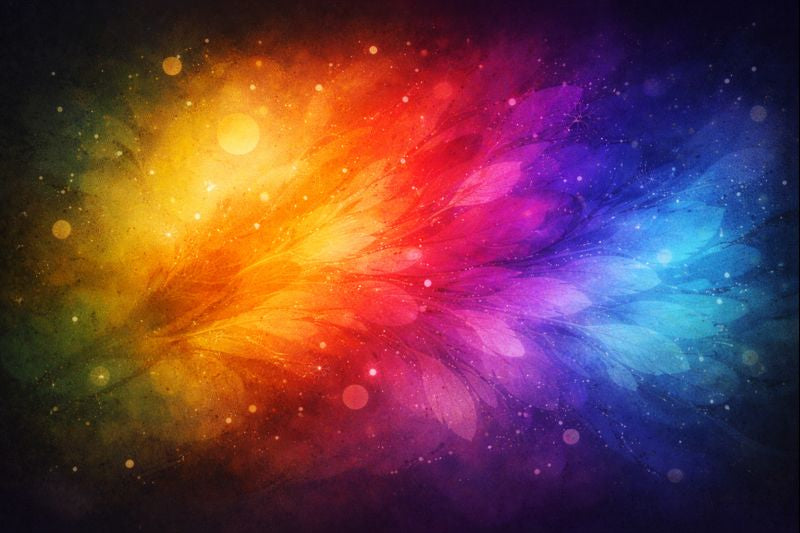 abstract dark and colorful image