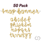 Script Font - 50 Pack