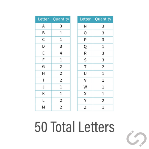 Script Font - 50 Pack