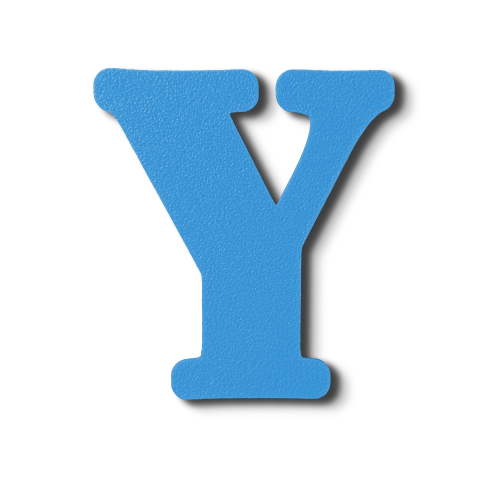 Individual Letters - Block Font