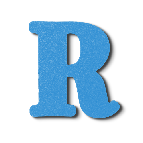 Block Font - Individual Letters