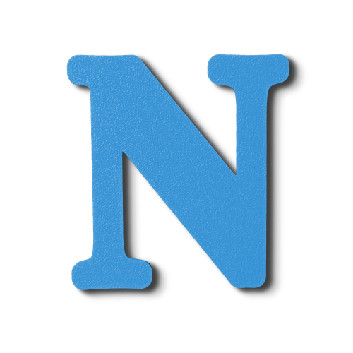 Block Font - Individual Letters