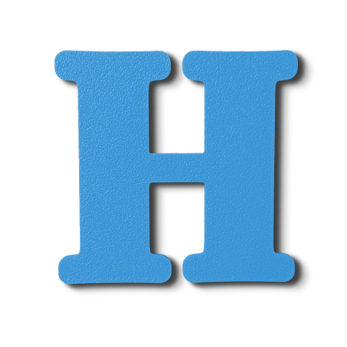 Block Font - Individual Letters