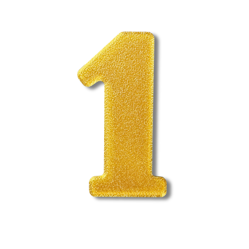 Block Font - Individual Numbers