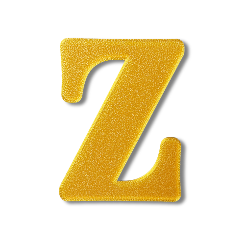 Block Font - Individual Letters