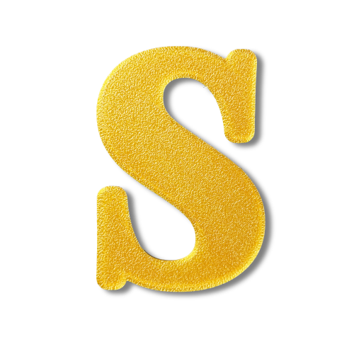 Block Font - Individual Letters