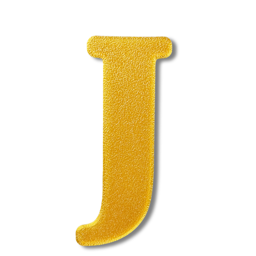 Individual Letters - Block Font