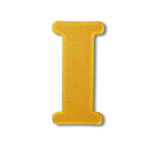 Individual Letters - Block Font