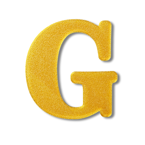 Block Font - Individual Letters