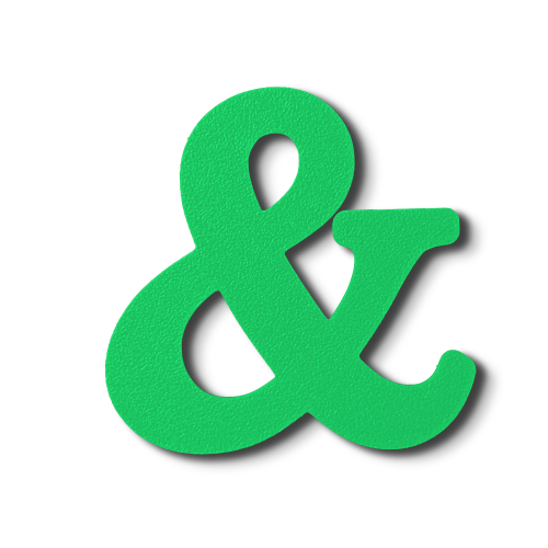 Block Font - Individual Special Characters