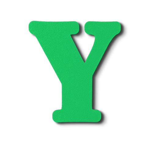 Individual Letters - Block Font