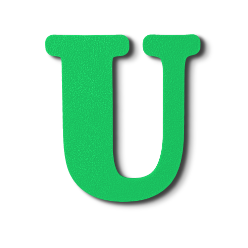 Block Font - Individual Letters