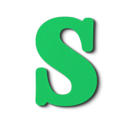 Block Font - Individual Letters