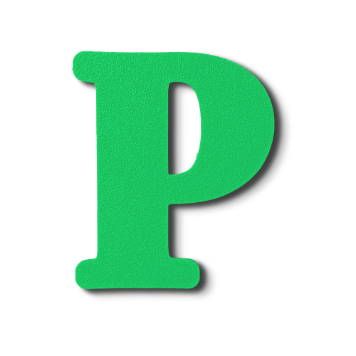 Block Font - Individual Letters