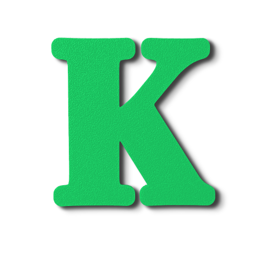 Individual Letters - Block Font