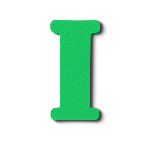 Block Font - Individual Letters