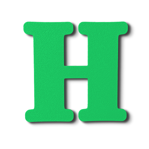 Block Font - Individual Letters